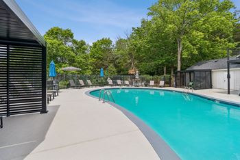 Resort-style hilltop pool